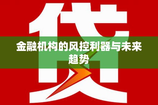 施秉金融机构的风控利器与未来趋势