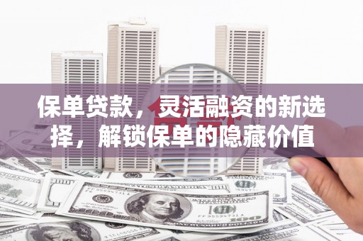 施秉保单贷款，灵活融资的新选择，解锁保单的隐藏价值