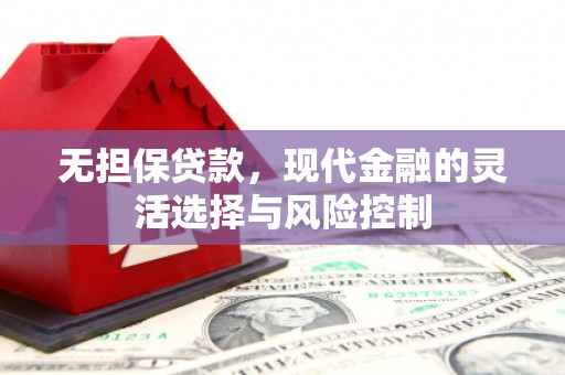 施秉无担保贷款，现代金融的灵活选择与风险控制