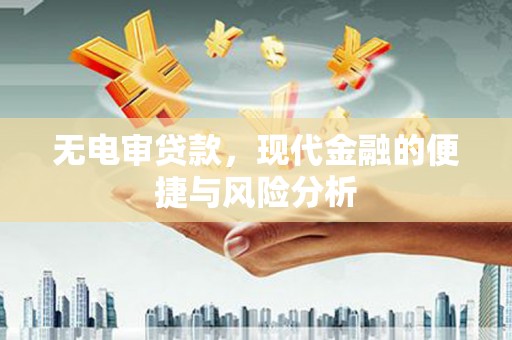 施秉无电审贷款，现代金融的便捷与风险分析