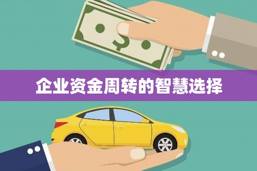 施秉企业资金周转的智慧选择