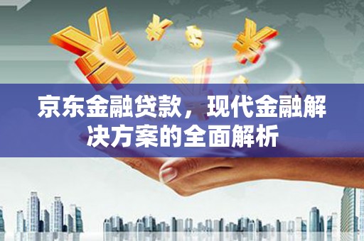 施秉京东金融贷款，现代金融解决方案的全面解析