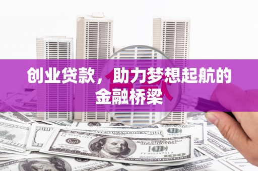 施秉创业贷款，助力梦想起航的金融桥梁