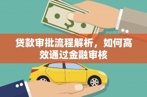 施秉贷款审批流程解析，如何高效通过金融审核