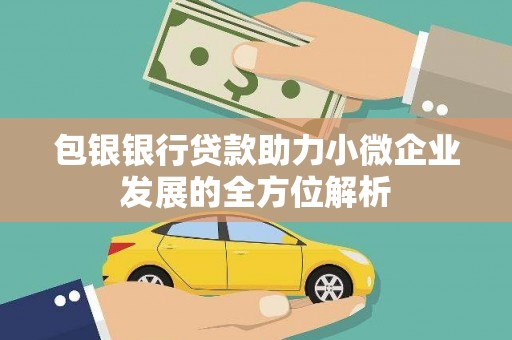 施秉包银银行贷款助力小微企业发展的全方位解析