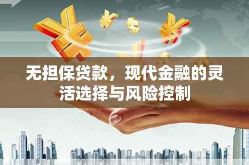 施秉无担保贷款，现代金融的灵活选择与风险控制