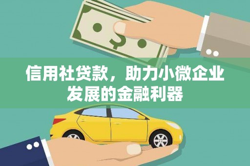 施秉信用社贷款，助力小微企业发展的金融利器