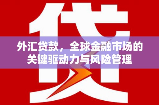 施秉外汇贷款，全球金融市场的关键驱动力与风险管理