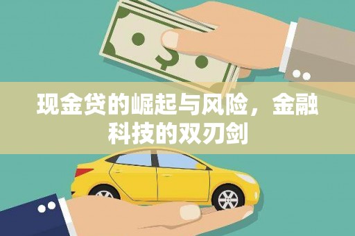 施秉现金贷的崛起与风险，金融科技的双刃剑