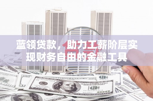 施秉蓝领贷款，助力工薪阶层实现财务自由的金融工具