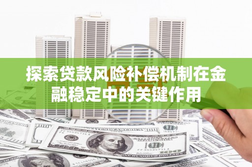 施秉探索贷款风险补偿机制在金融稳定中的关键作用
