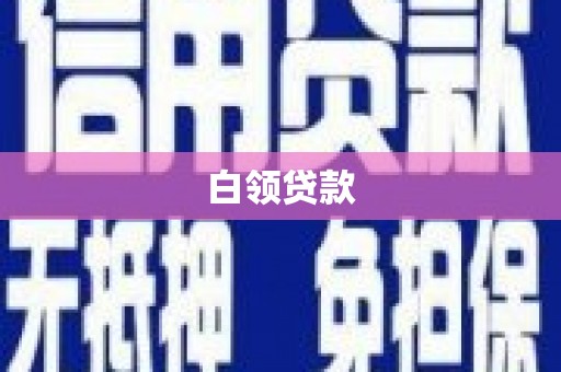 施秉白领贷款