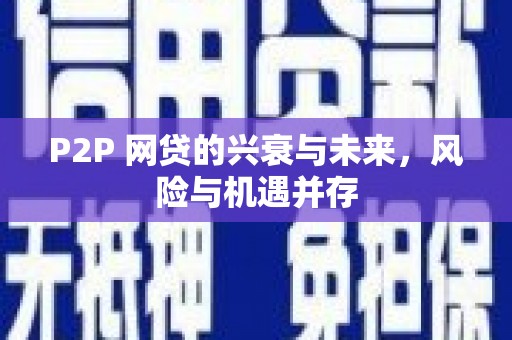 施秉P2P 网贷的兴衰与未来，风险与机遇并存