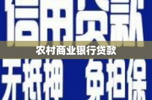 施秉农村商业银行贷款