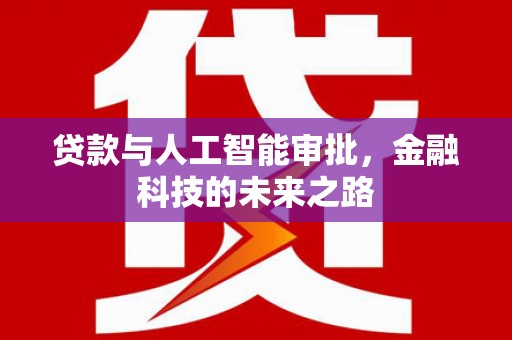 施秉贷款与人工智能审批，金融科技的未来之路