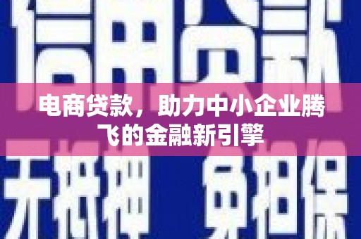 施秉电商贷款，助力中小企业腾飞的金融新引擎