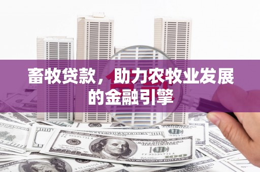 施秉畜牧贷款，助力农牧业发展的金融引擎