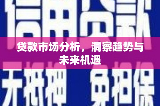施秉贷款市场分析，洞察趋势与未来机遇