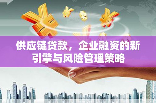 施秉供应链贷款，企业融资的新引擎与风险管理策略