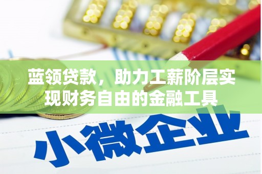 施秉蓝领贷款，助力工薪阶层实现财务自由的金融工具