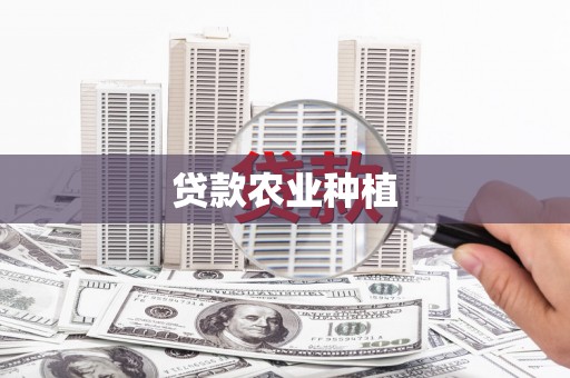 施秉贷款农业种植