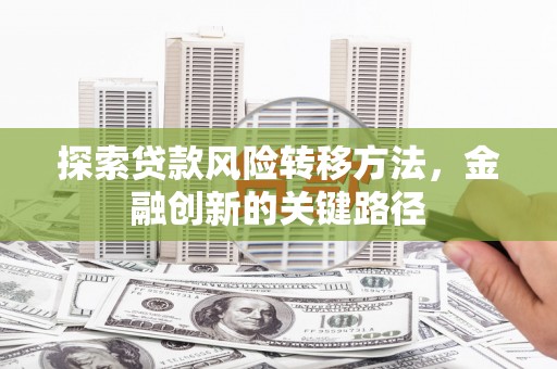 施秉探索贷款风险转移方法，金融创新的关键路径