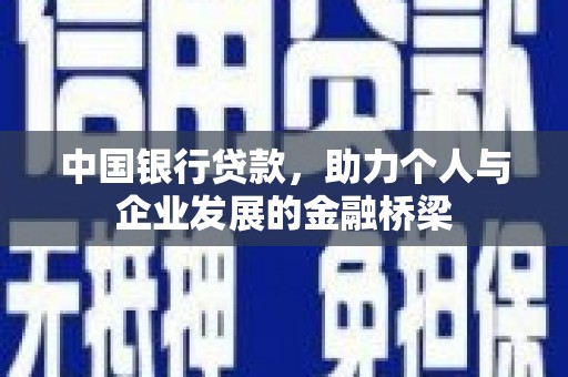 施秉中国银行贷款，助力个人与企业发展的金融桥梁