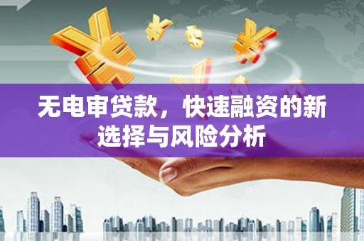 施秉无电审贷款，快速融资的新选择与风险分析