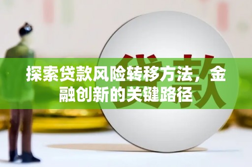 施秉探索贷款风险转移方法，金融创新的关键路径