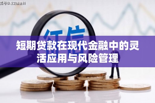 施秉短期贷款在现代金融中的灵活应用与风险管理