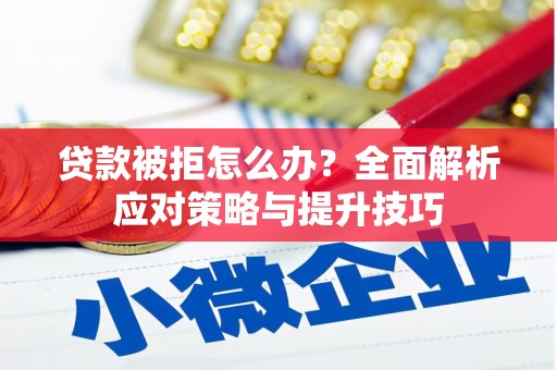 施秉贷款被拒怎么办？全面解析应对策略与提升技巧